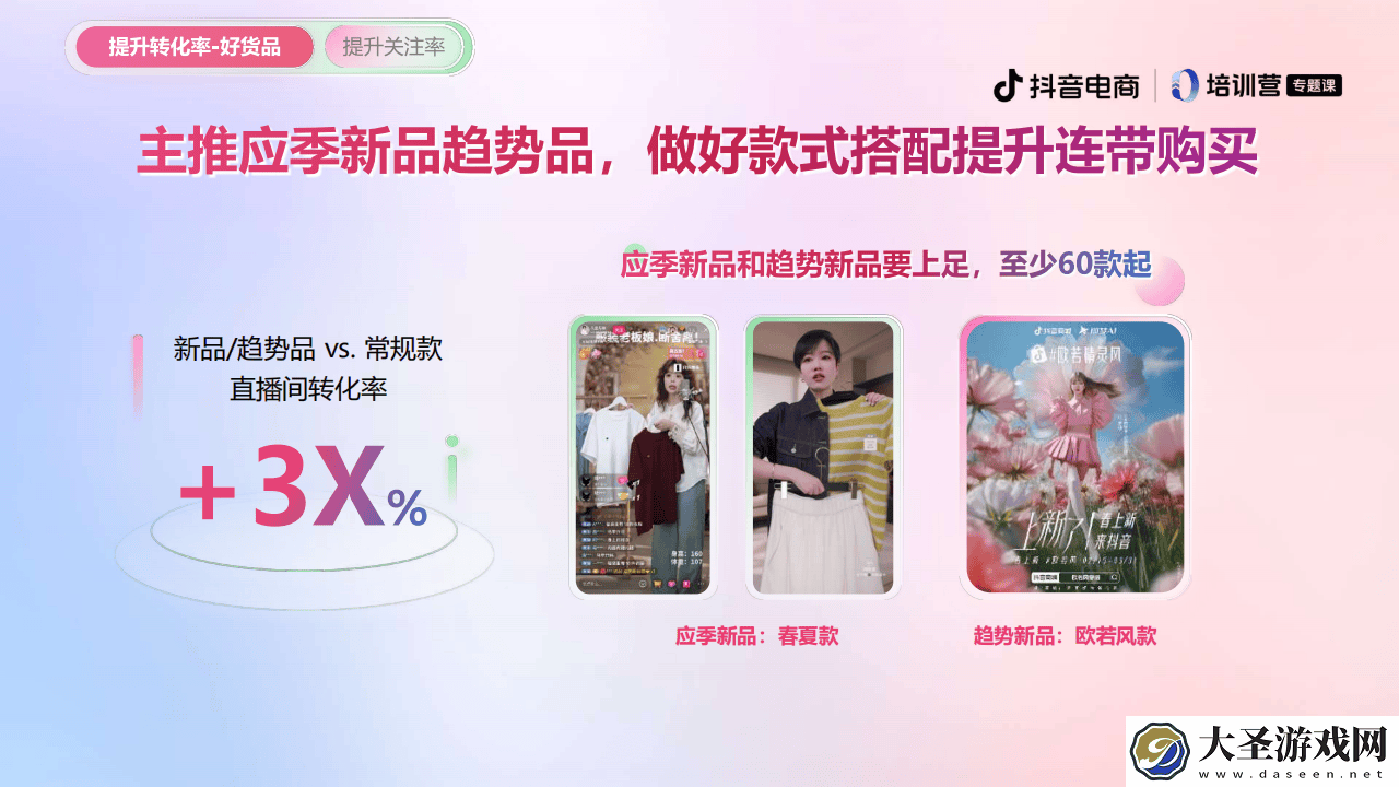 抖音电商服饰春上新攻略