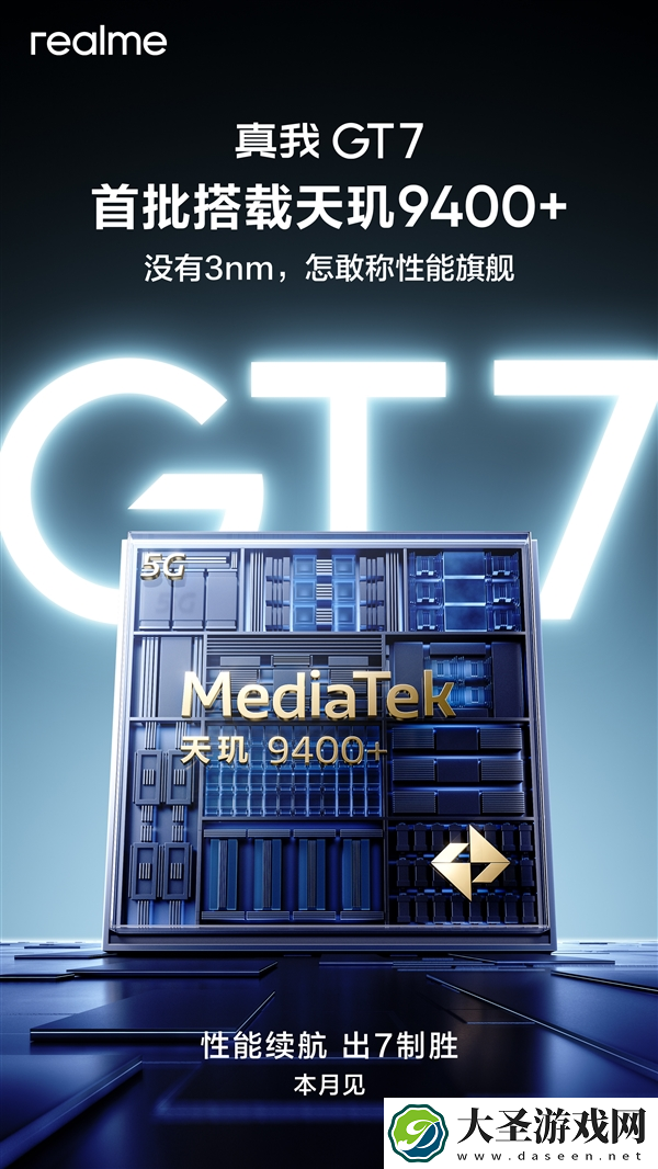真我GT7官宣本月发布