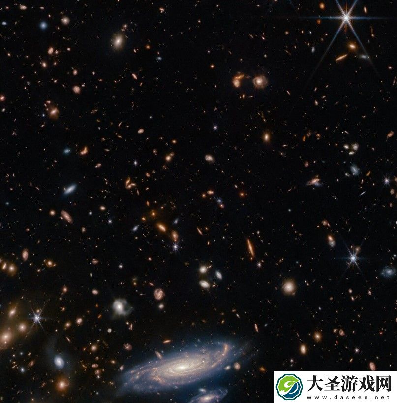 韦伯太空望远镜拍到螺旋星系