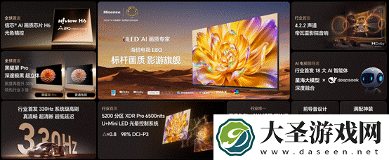 2025Mini LED画质天花板！海信发布影游旗舰电视新品E8Q Pro