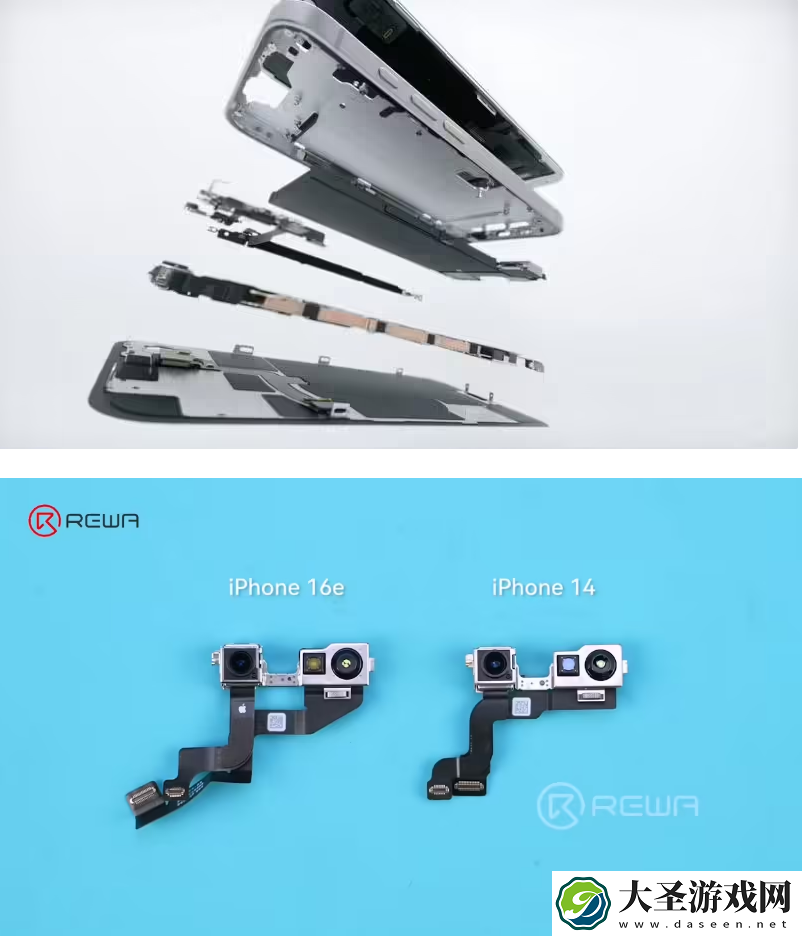 iPhone 16e 电池拆解