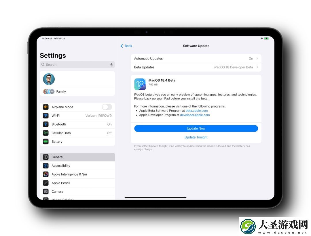 苹果 iOS / iPadOS 18.4 开发者预览版 Beta 发布