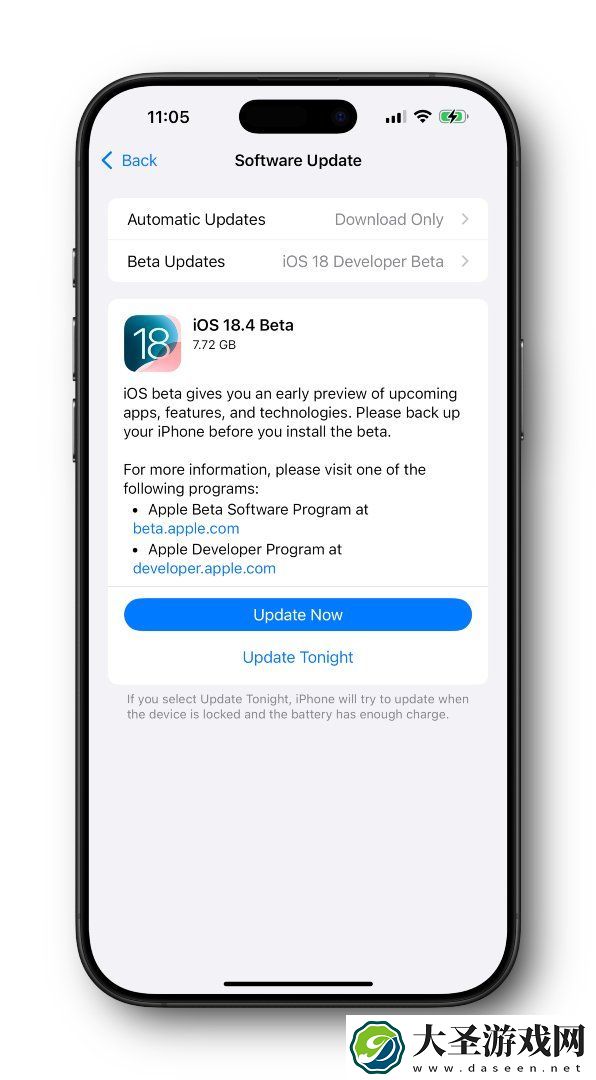 苹果 iOS / iPadOS 18.4 开发者预览版 Beta 发布