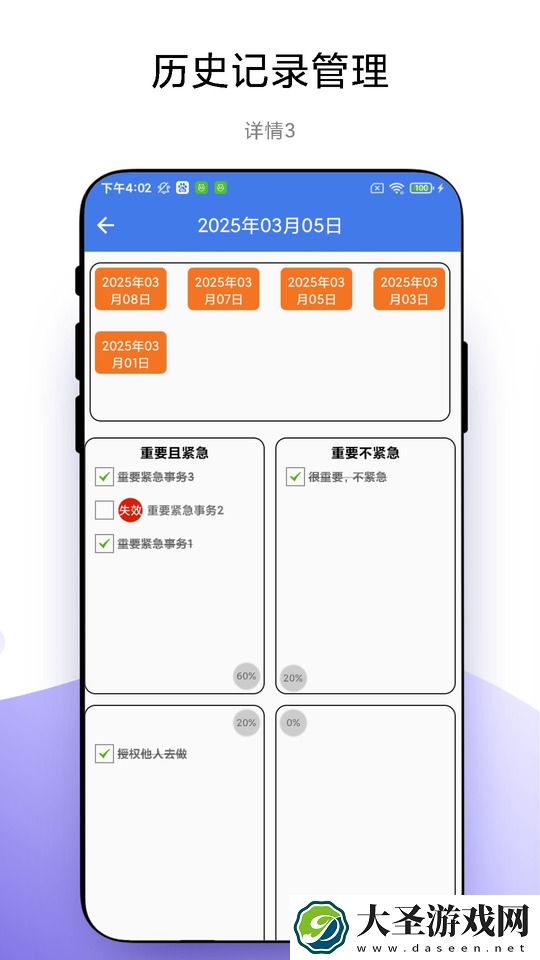 四象限工作法
