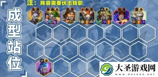 云顶之弈s13伏击卡蜜尔阵容怎么搭配