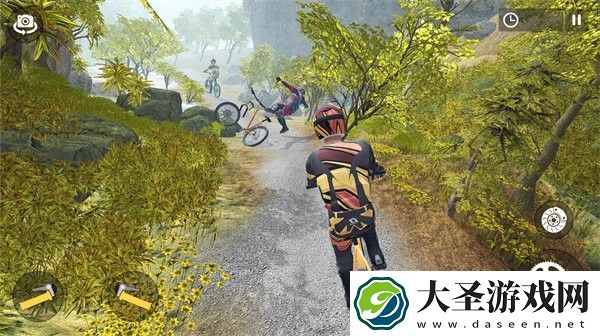 3D模拟自行车越野赛