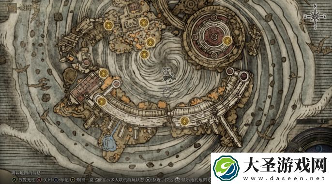 艾尔登法环地图全貌图最新2025