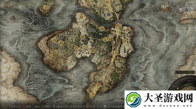 艾尔登法环地图全貌图最新2025