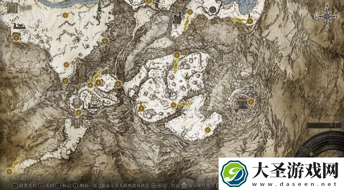 艾尔登法环地图全貌图最新2025