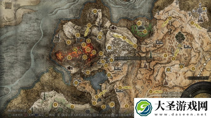艾尔登法环地图全貌图最新2025