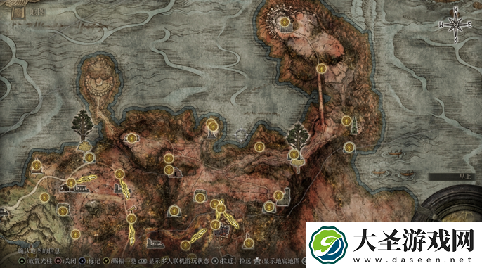 艾尔登法环地图全貌图最新2025
