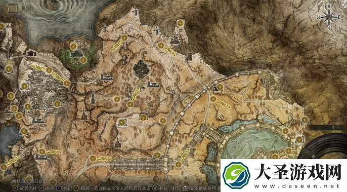 艾尔登法环地图全貌图最新2025