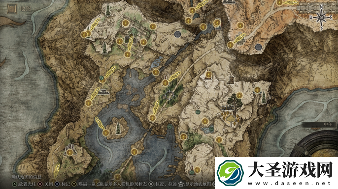 艾尔登法环地图全貌图最新2025