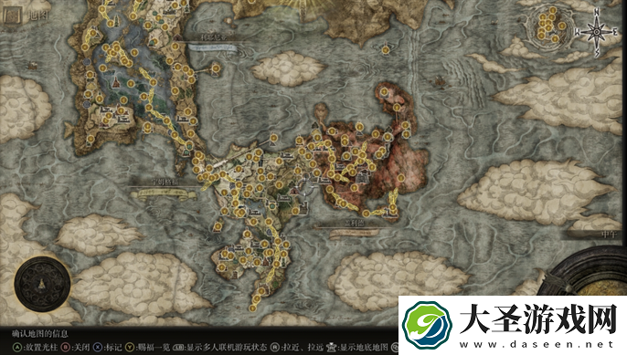 艾尔登法环地图全貌图最新2025