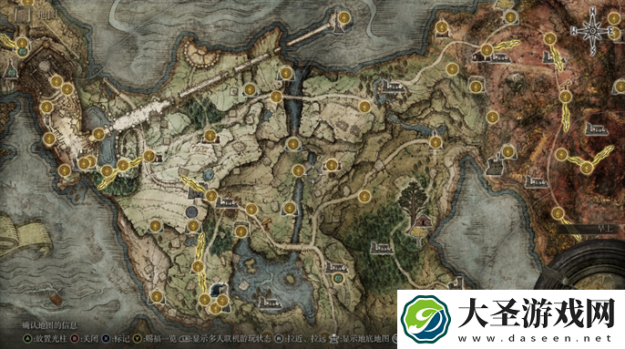 艾尔登法环地图全貌图最新2025
