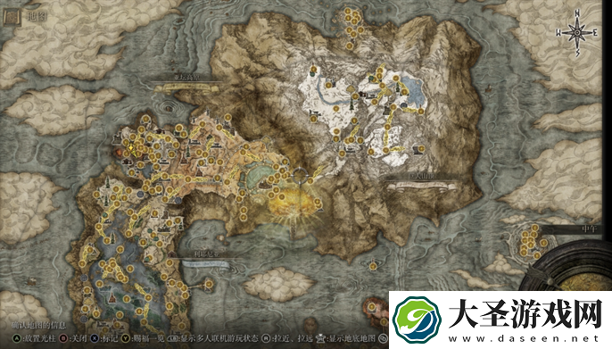 艾尔登法环地图全貌图最新2025