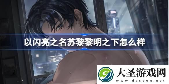 以闪亮之名苏黎黎明之下怎么样