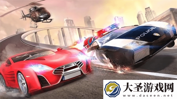 警车赛车超级坡道