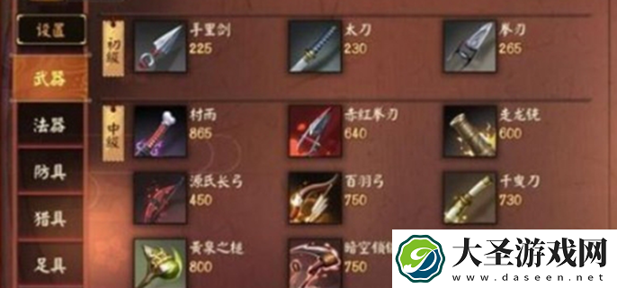 决战平安京少羽大天狗怎么出装