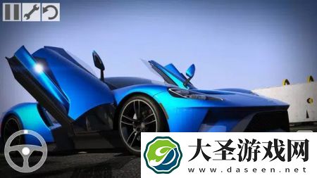 驾驶福特GT的公路车