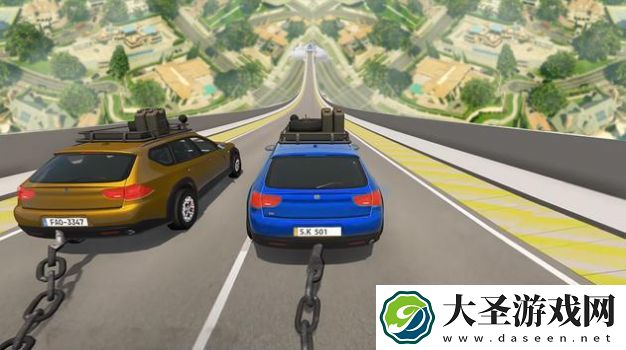 疯狂的链式汽车司机