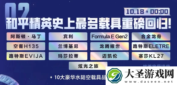 和平精英2024刺激之夜返场载具有哪些