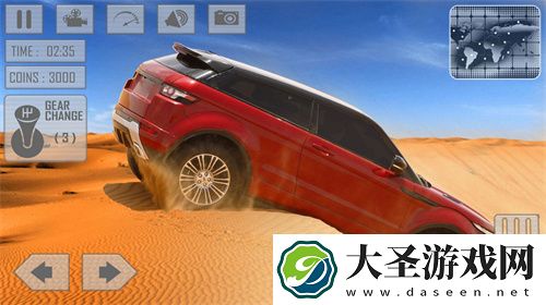 沙漠越野四驱车