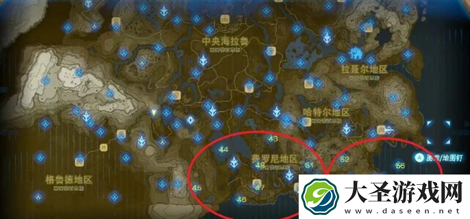 塞尔达传说荒野之息神庙在哪里