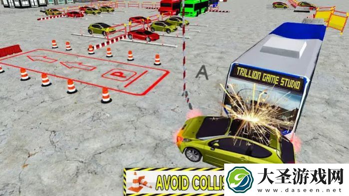 反向巴士停车3D