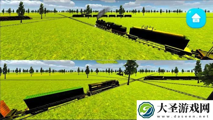 火车碰撞铁路模拟 火车碰撞铁路模拟