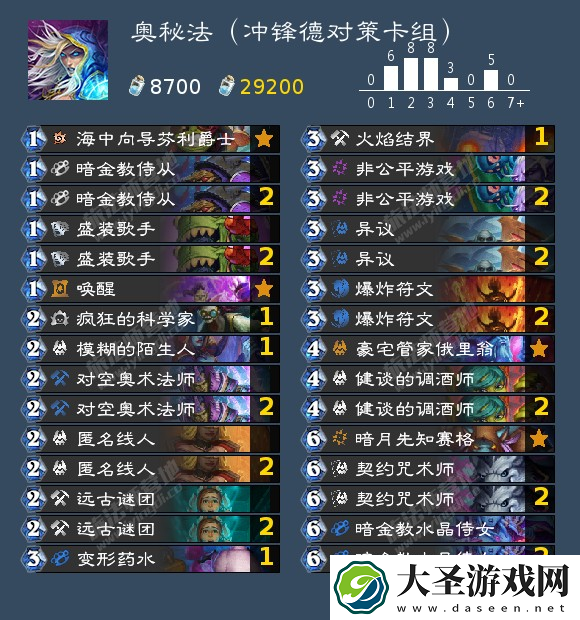 炉石传说法师可以用什么卡组