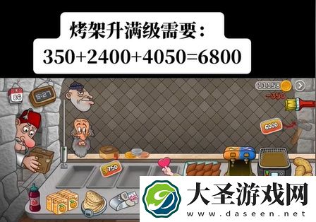 沙威玛传奇烤架连续升级需要花费多少