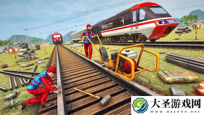 铁路列车轨道建设