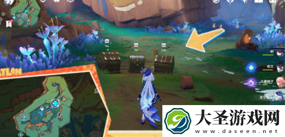 原神5.0湛蓝曜石断片位置在哪里