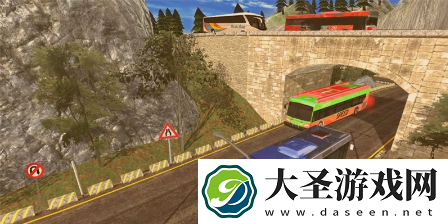 现代巴士车道停车场3D