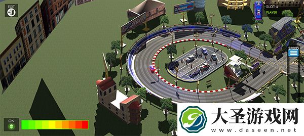 高科技赛车轨道赛车模拟