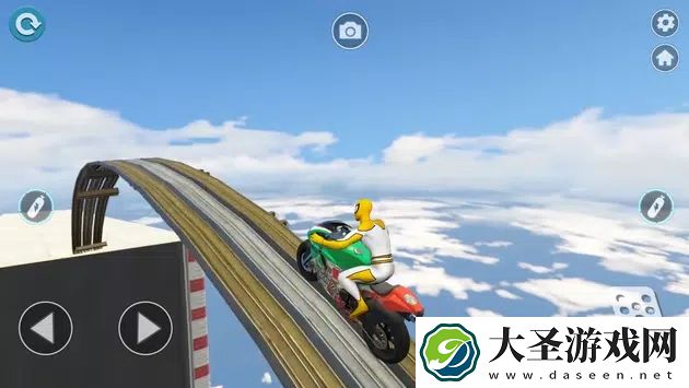 危险天空赛道摩托驾驶