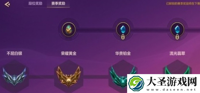 金铲铲之战段位等级表
