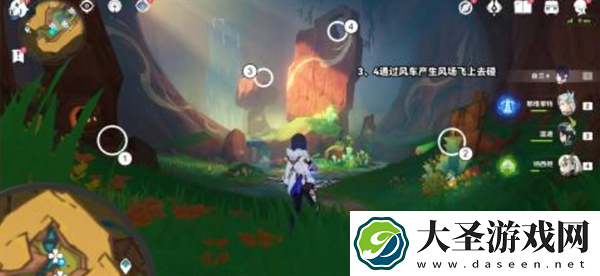原神5个绘有涂鸦的裂石在哪里