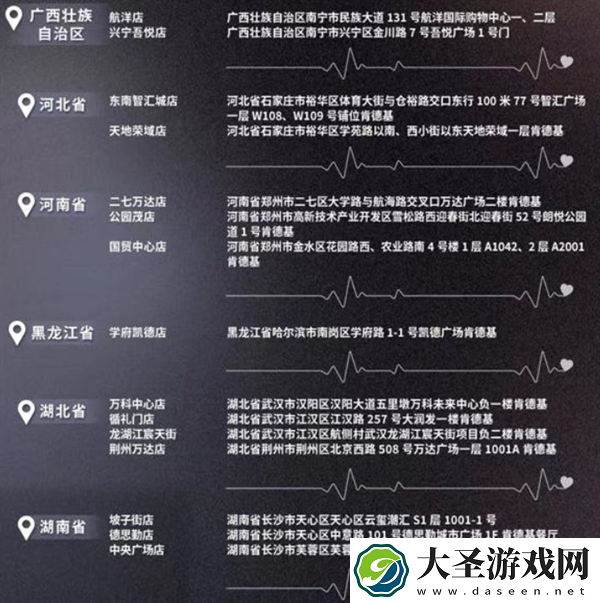 恋与深空KFC2024主题店有哪些