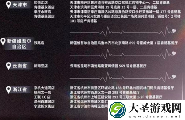 恋与深空KFC2024主题店有哪些