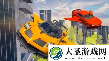 真正的运动飞行汽车3d