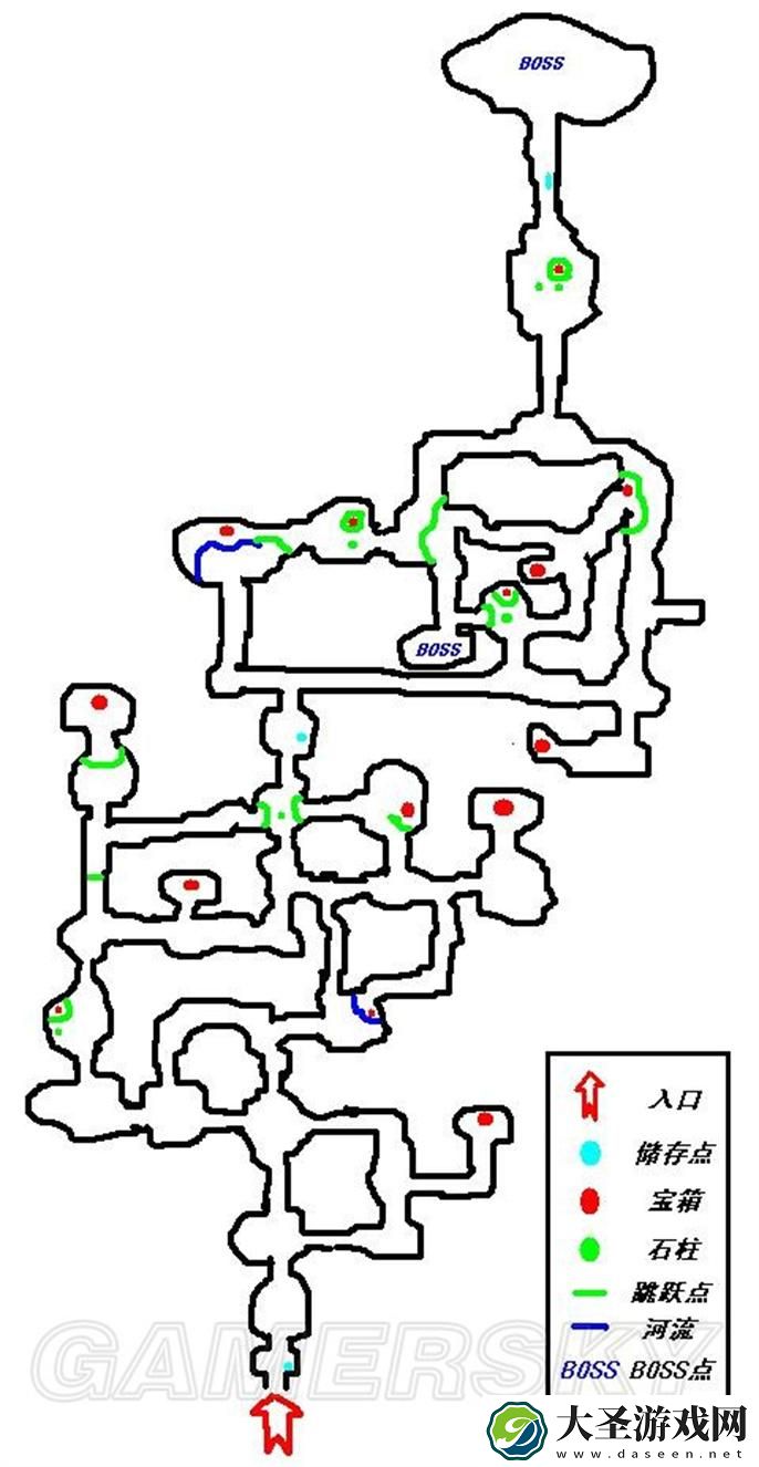 伊苏6纳比斯汀的方舟绿水洞地图怎么走